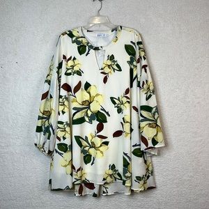 NWT Mango Womens Floral Print Long Sleeve Dress SIZE MEDIUM NEW WITH TAGS